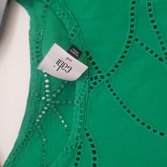 Cabi Gemma Top Green 5036 - Picture 4 of 6